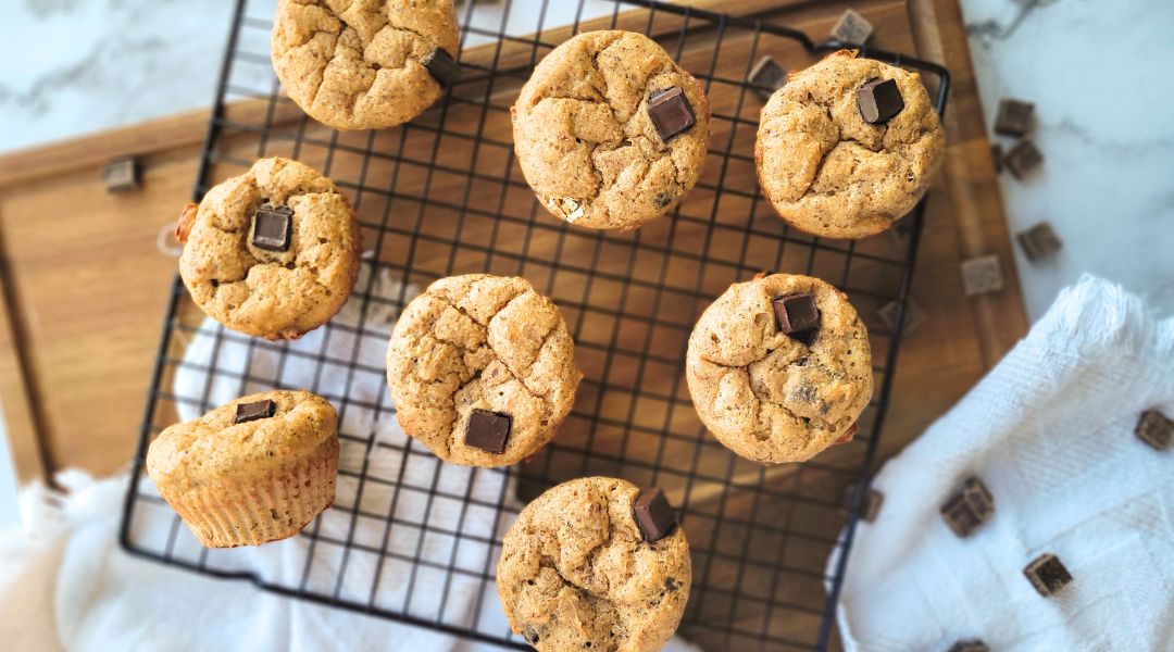 Protein Chocolate Chip Muffins