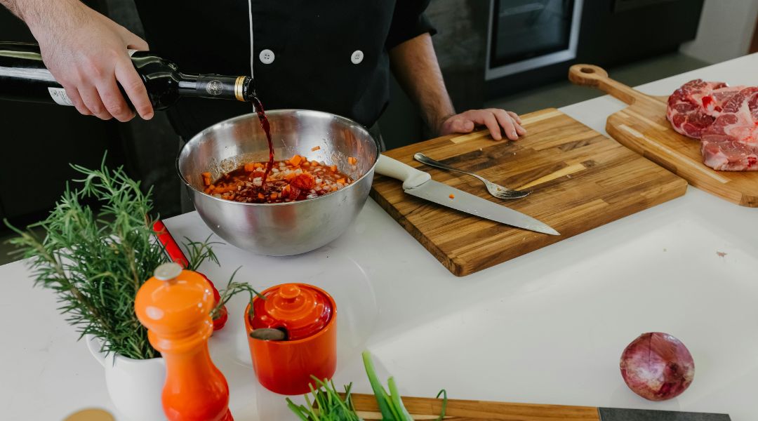 cook with spices and onions