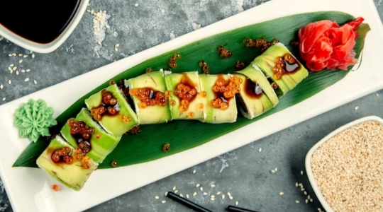 Rouleaux de printemps tofu fumé et pommes verte