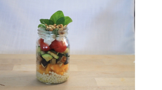 Mason jar salad