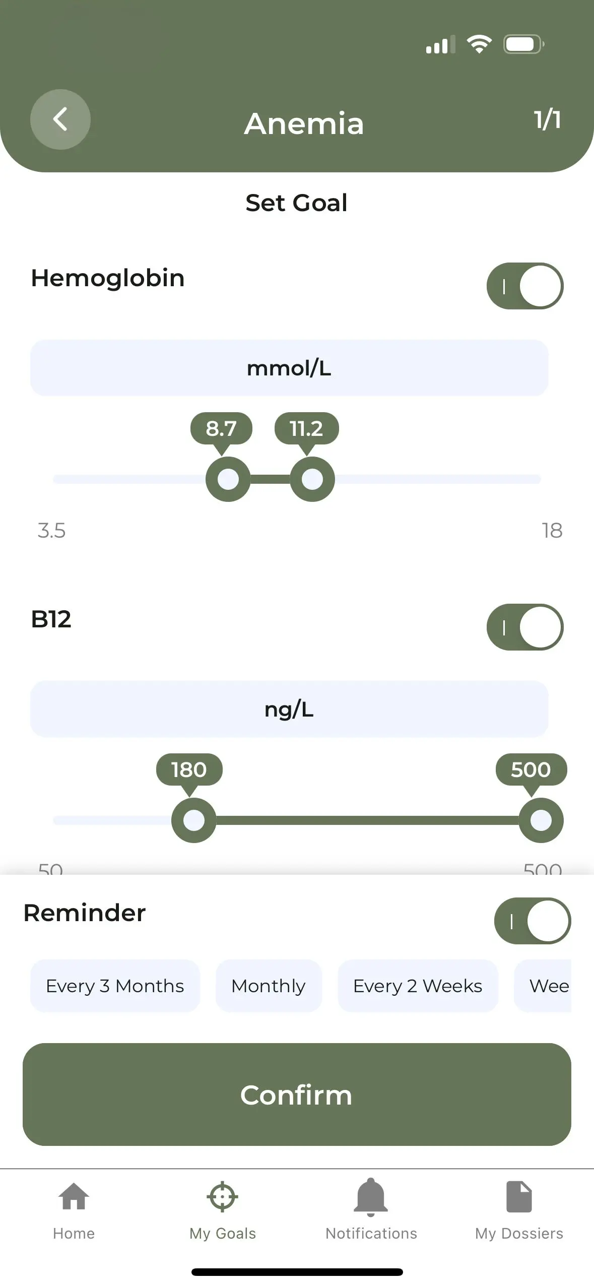How to add health data?