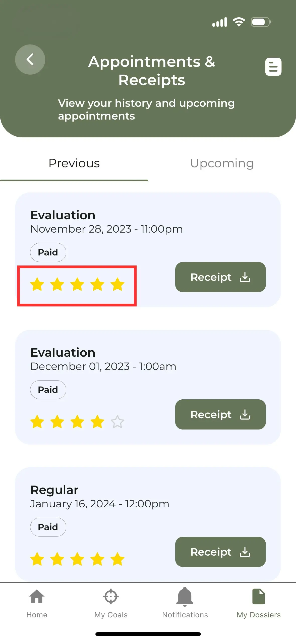 1.11 Why am I being asked for a satisfaction rating