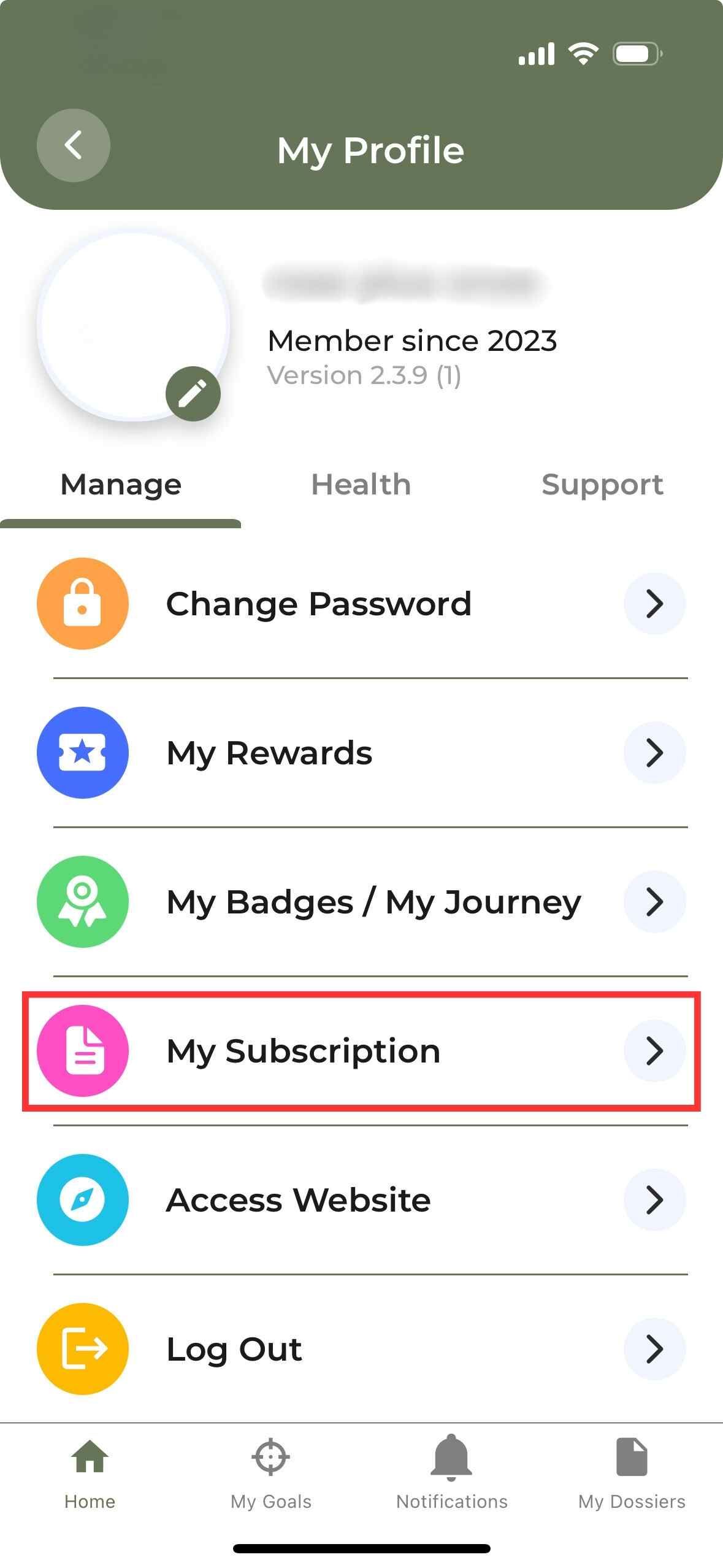 How to modify my subscription?