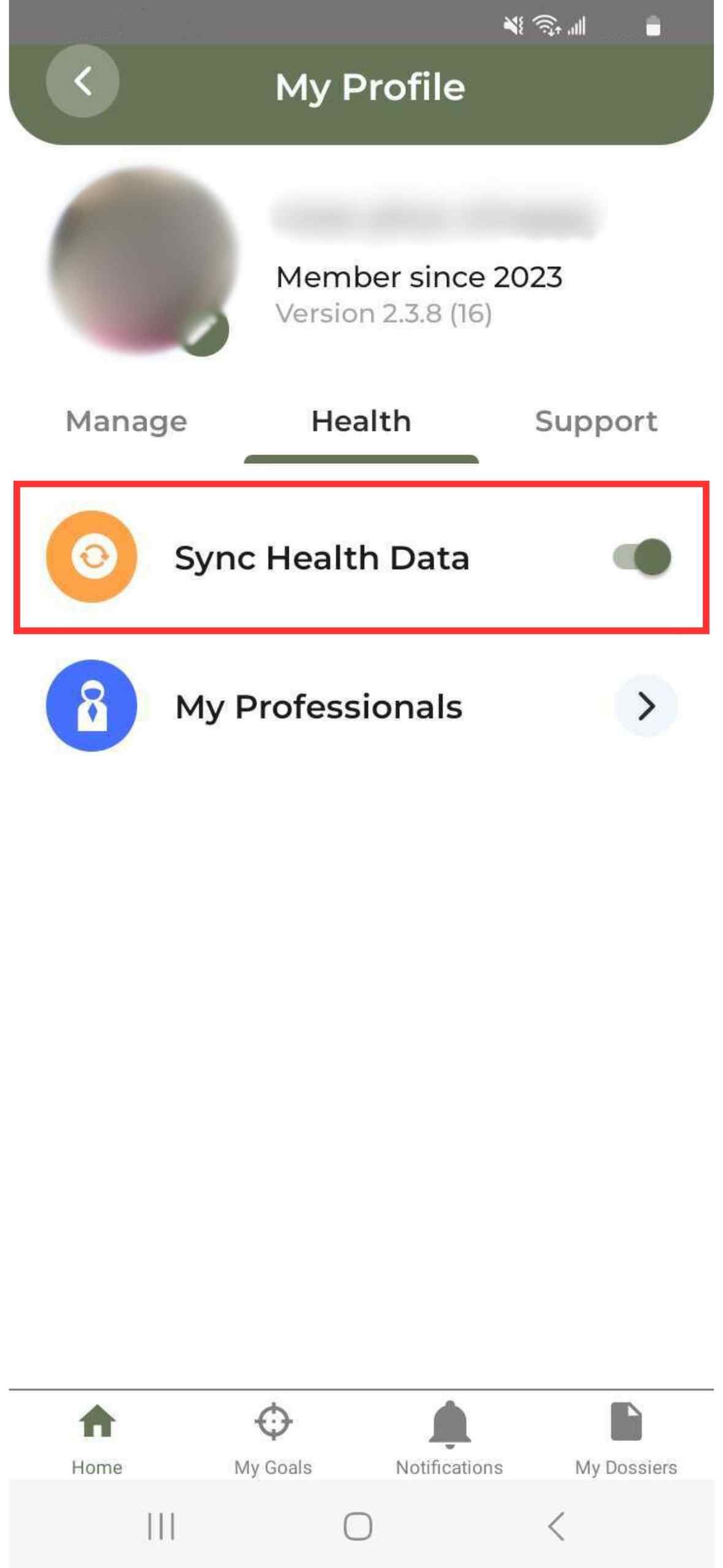 How to sync my health data to my KoalaPro account?
