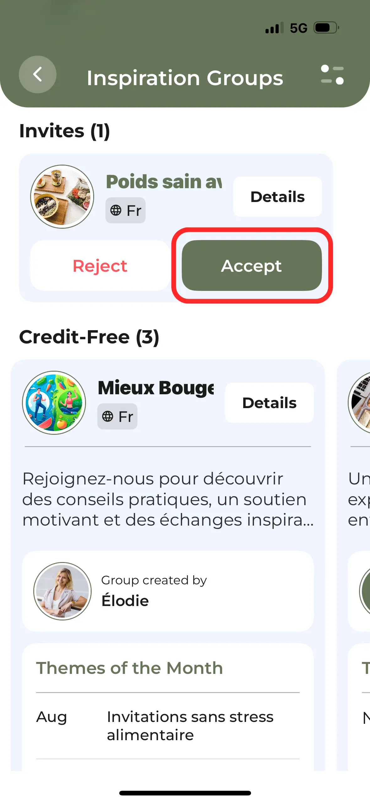 3.6 How to Accept My Inspiration Group Invitation?