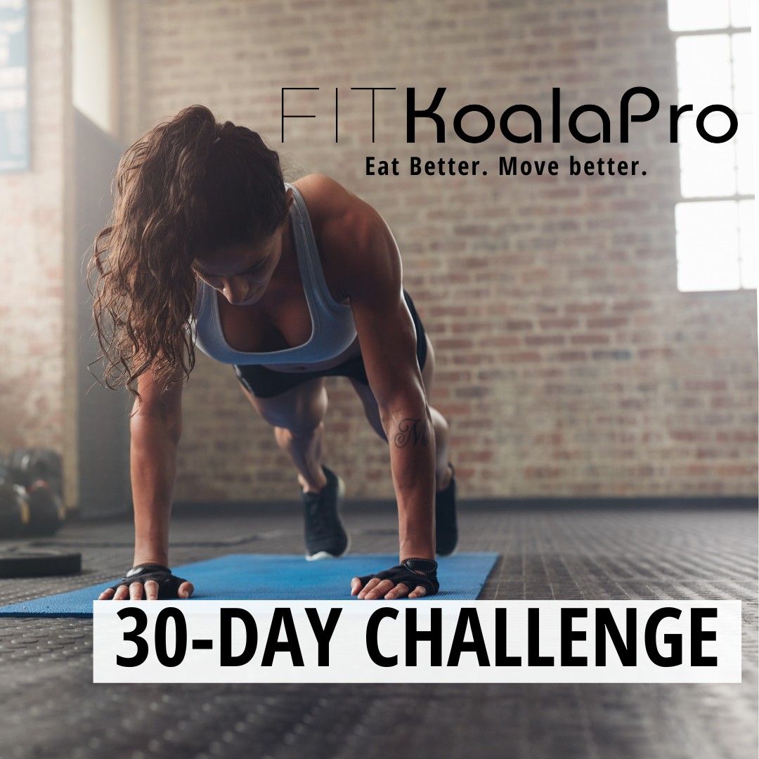 woman training for the 30-day challenge