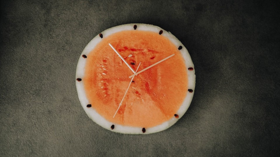clock-shaped melon