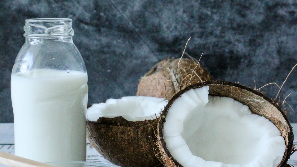 coconut oil, coconut milk