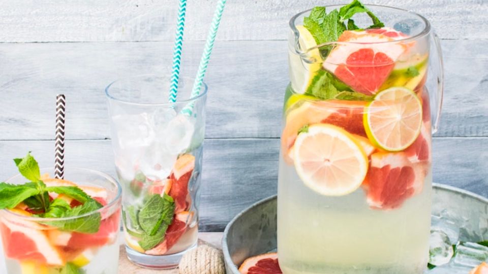 Infused water for hot days