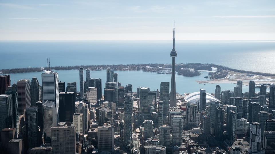 Sky view of Downtown Toronto Nutritionist Dietitian Clinic