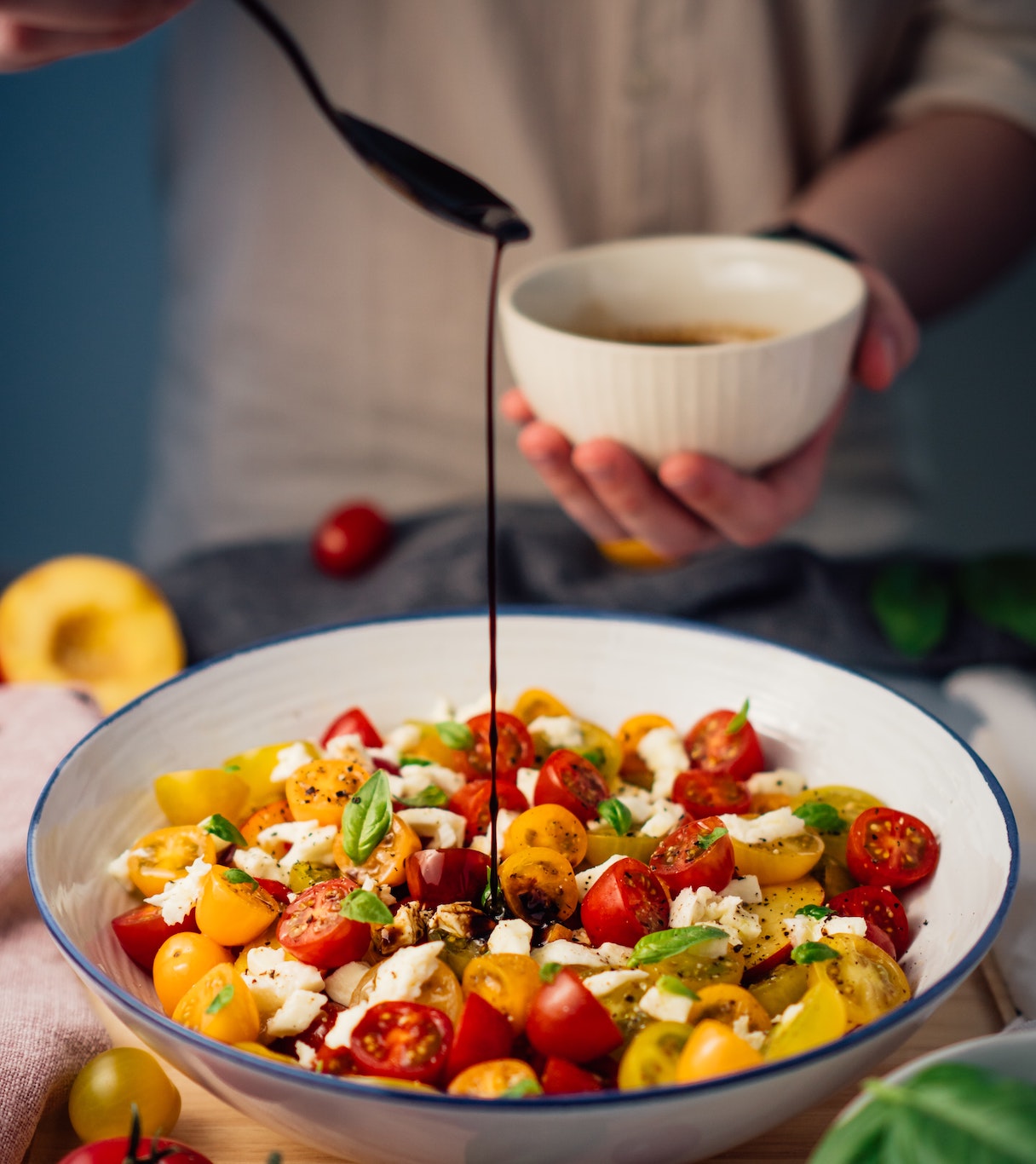 tomato salad with balsamic vinaigrette