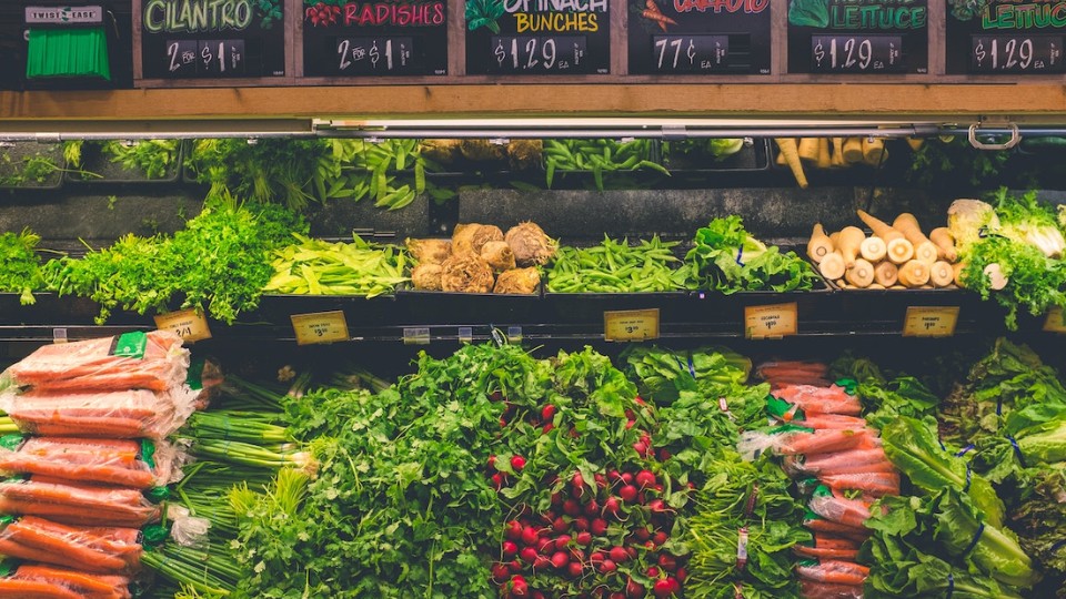 vegetables alley in a Healthy Grocery Store in Toronto