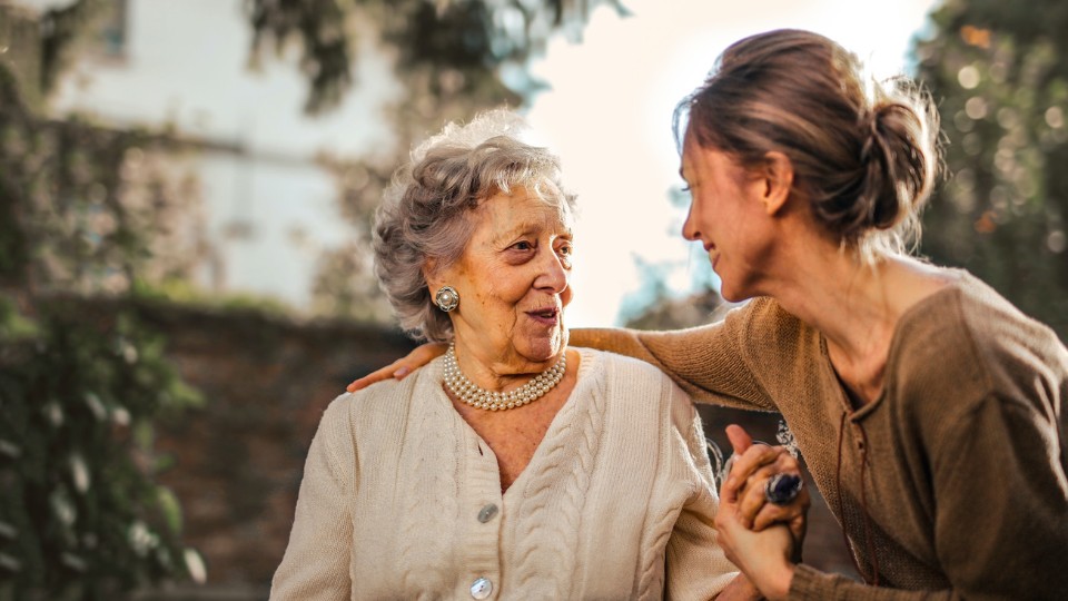 a woman living a healthy retirement