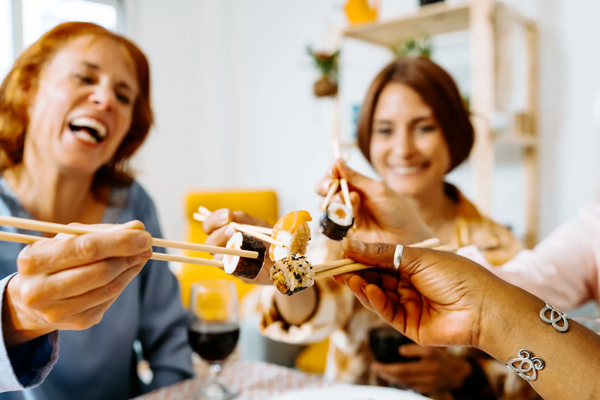 group of friends enjoying a festive home gathering in toronto