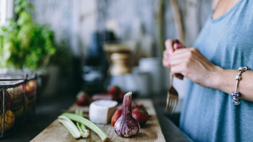 dinner preparation vegetables