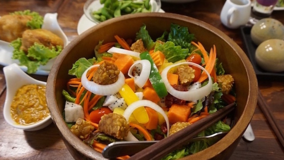 tempeh in a salad