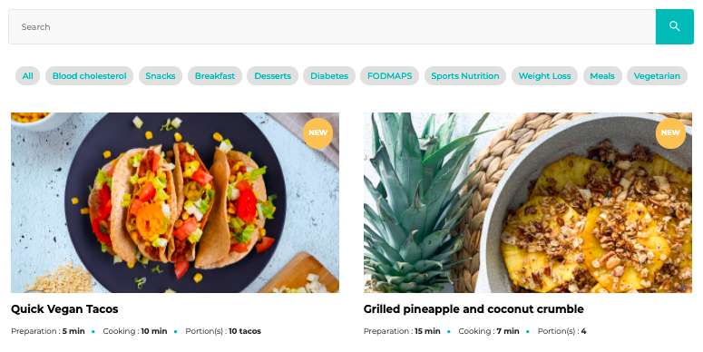 teamnutrition portal exclusive recipe dietitian