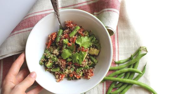 Salade de saumon fumé