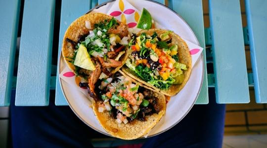 Tacos à saveur mexicaine au poisson et haricots