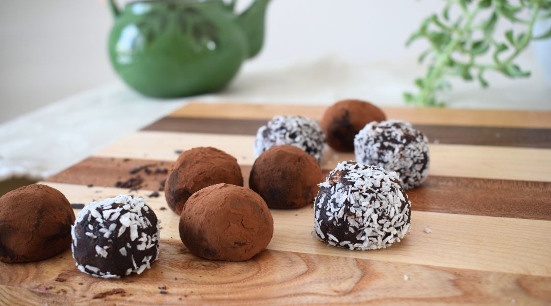 Easy Date and Sesame Truffles