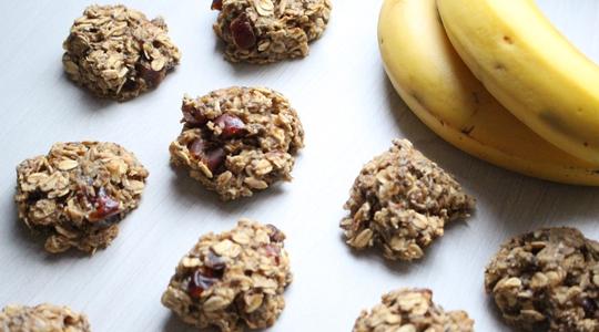 Galettes coco-banane-chia diététiste