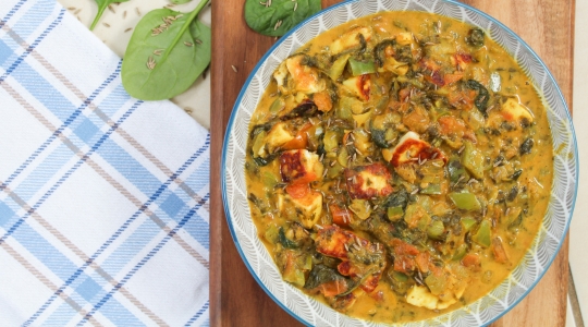 Palak Paneer with Spinach