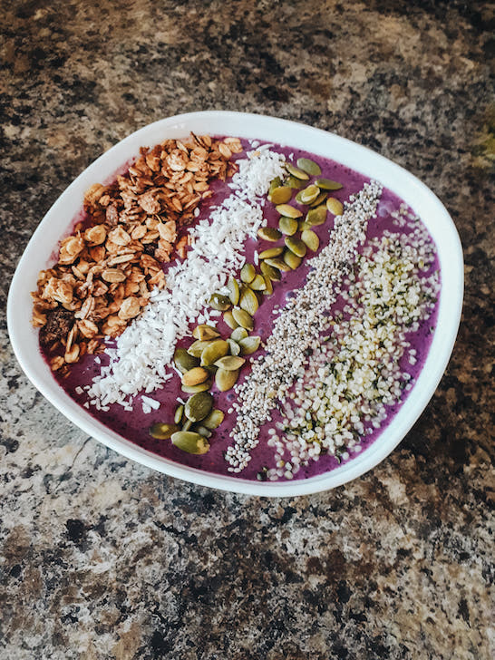 Easy Homemade Smoothie Bowl Recipe from our Dietitian Nutritionist