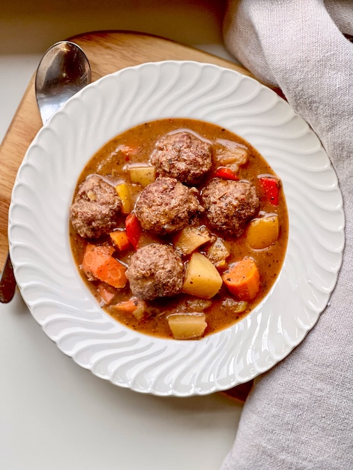 Low Fat Meatball Stew recette santé