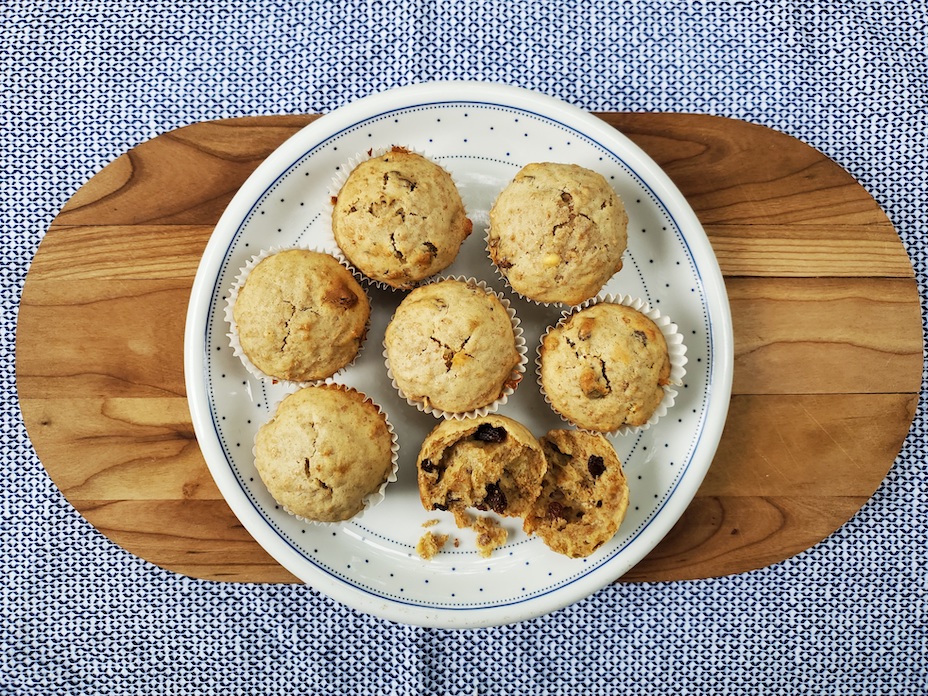 High Fiber Raisins Muffins Recipe from our Dietitian Nutritionist