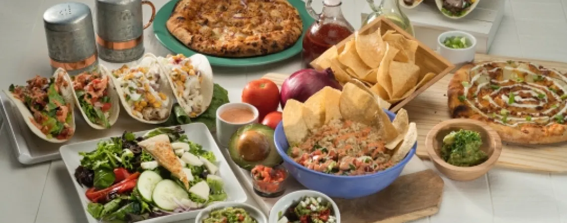 All types of food