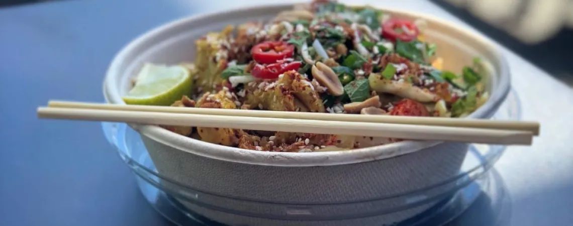 Satay Tofu Noodle Soup from Tamarind