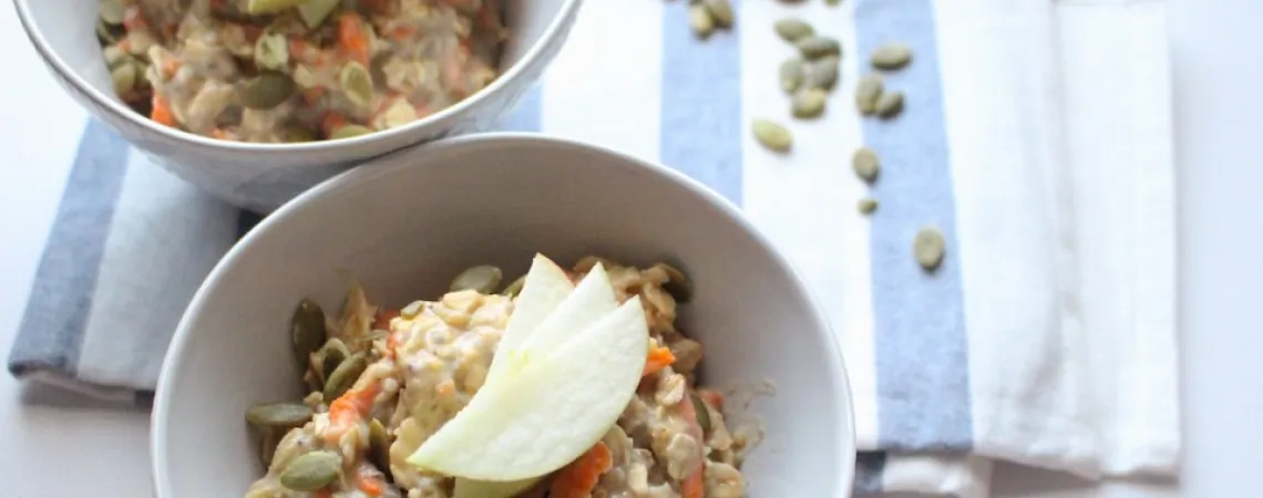 Carrot Cake Style Oatmeal