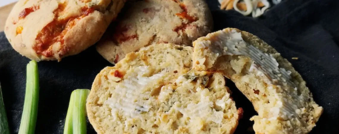 Cheddar and Hot Pepper Scones (gluten free and low FODMAP)