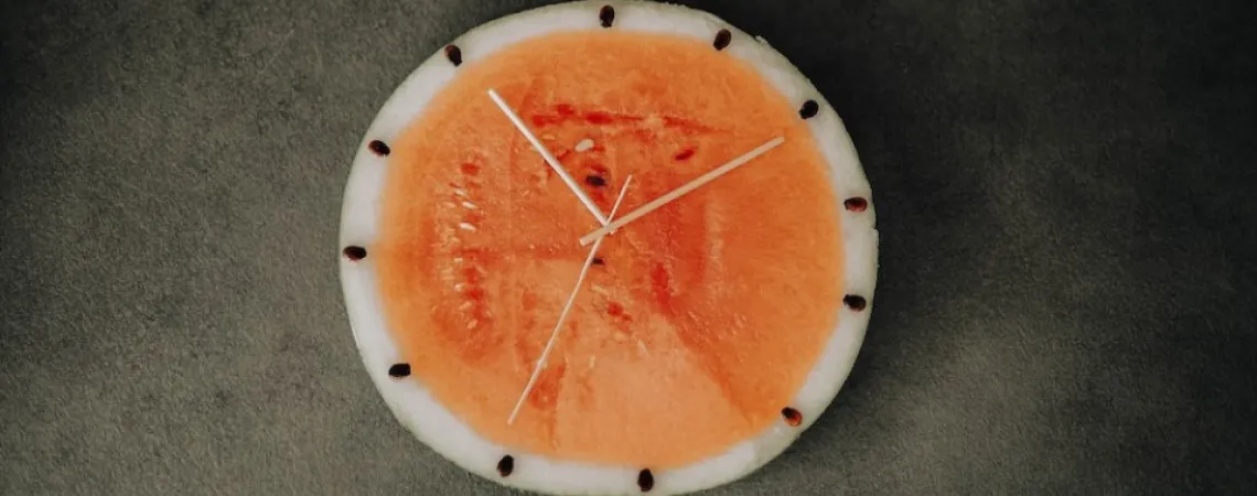 clock-shaped melon