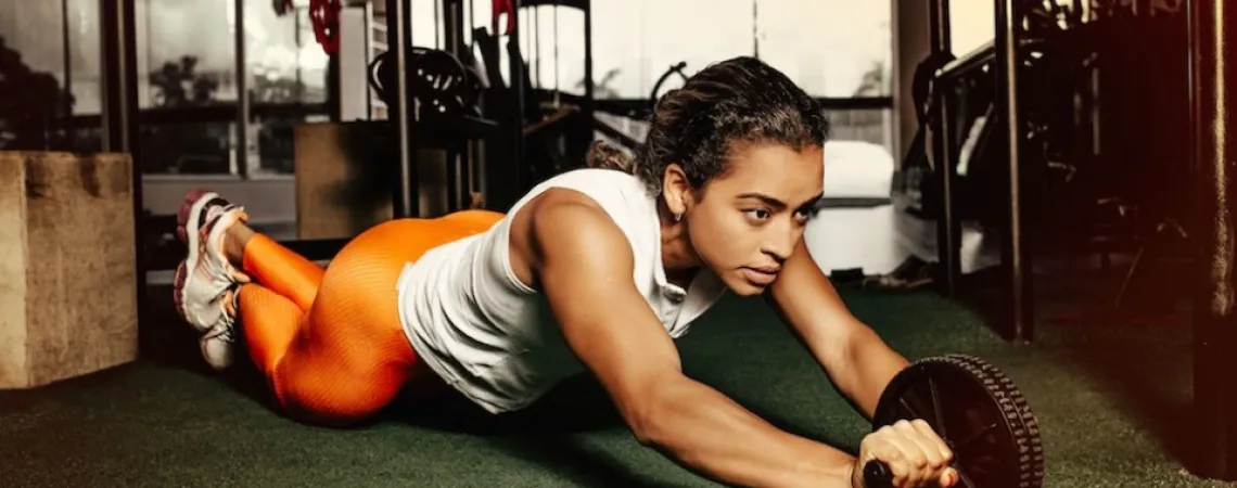 Woman doing sport