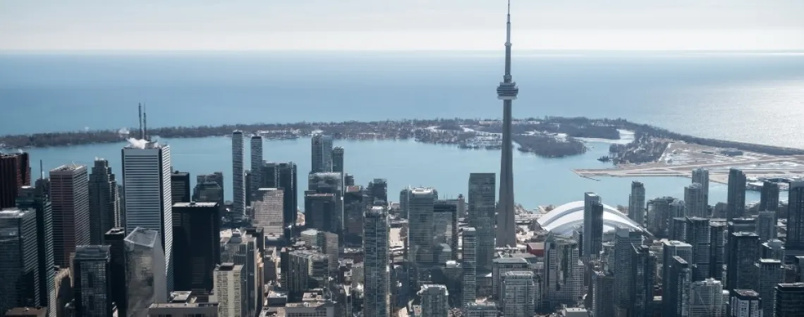 Sky view of Downtown Toronto Nutritionist Dietitian Clinic