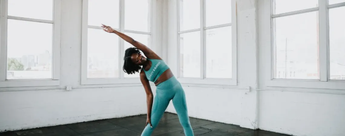 Woman doing sport