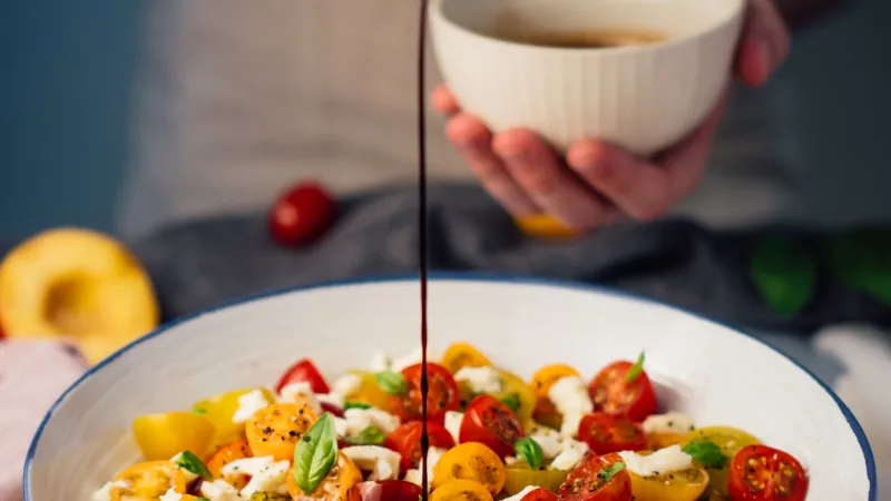 tomato salad with balsamic vinaigrette