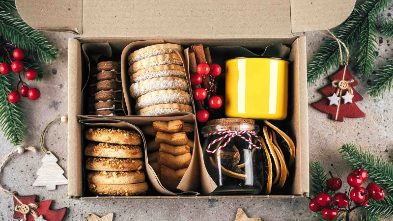 Boite cadeaux alimentaires gourmands - Gourmet Food Gift Box