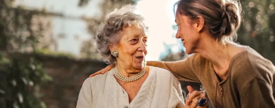 a woman living a healthy retirement