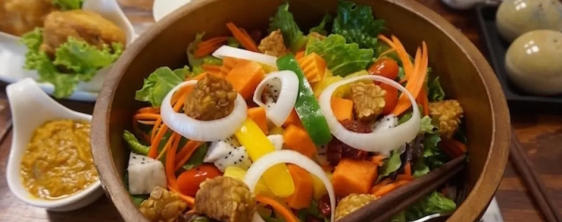 tempeh in a salad