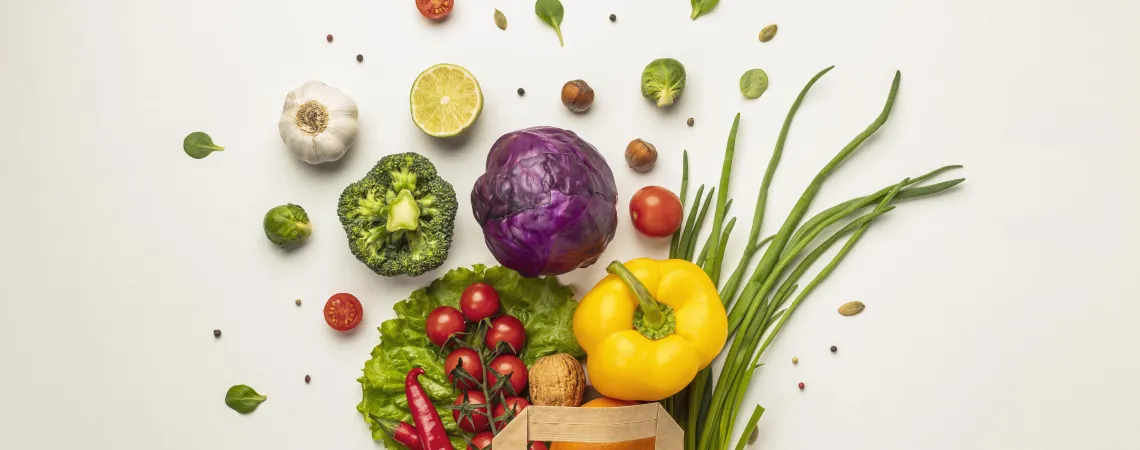 fruit and vegetable baskets to prevent food waste