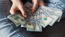 person with money
