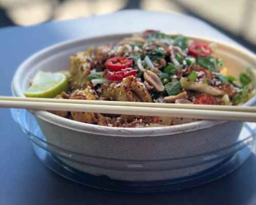 Satay Tofu Noodle Soup from Tamarind