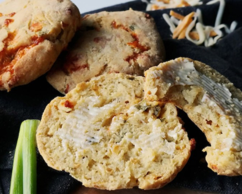 Cheddar and Hot Pepper Scones (gluten free and low FODMAP)
