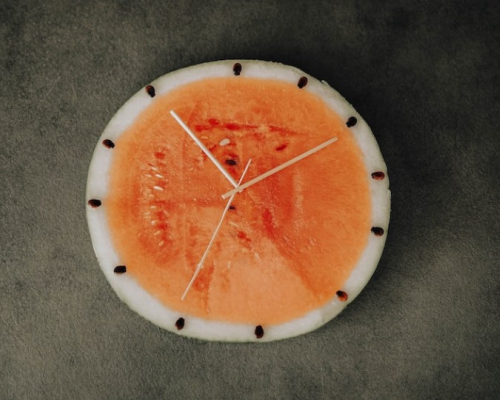 clock-shaped melon