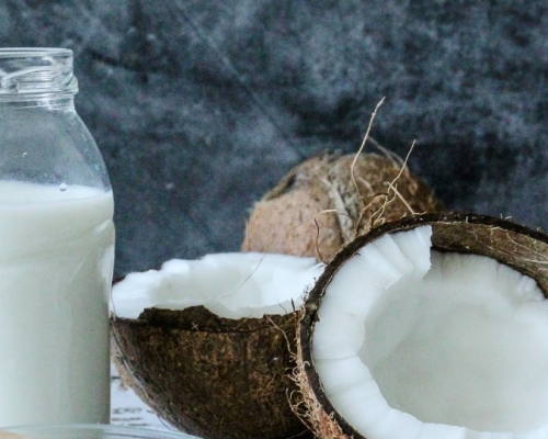 coconut oil, coconut milk