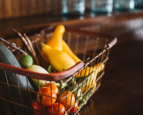 fruit and vegetable baskets to prevent food waste