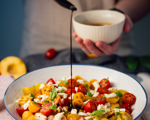 tomato salad with balsamic vinaigrette