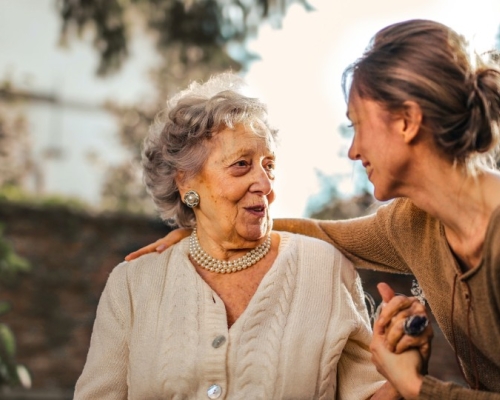 a woman living a healthy retirement